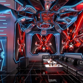 现代KTV包厢3D模型下载